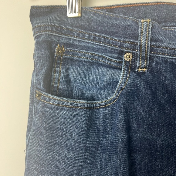 J. Crew Factory Men's The Sutton Dark Wash Straight Leg Jeans Size 32x32 - Picture 8 of 14